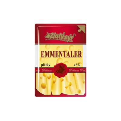 Zlatý sýr Emmentaler plátky 100 g